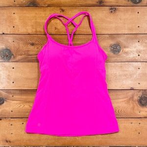 Athleta Padded Criss Cross Workout Tank Top